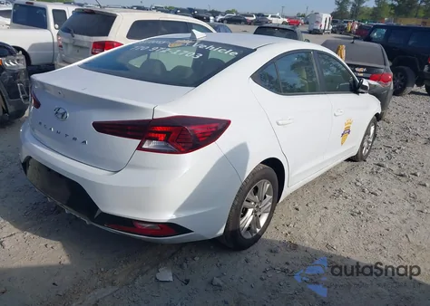 2020 Hyundai Elantra Sel z USA, uszkodzony, nr VIN 5NPD84LF2LH503604